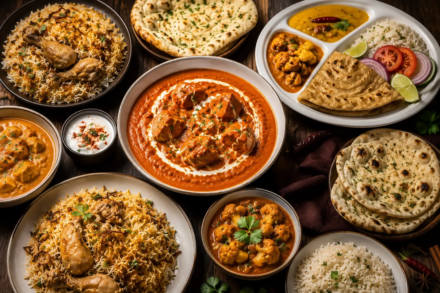 Lamb biryani at Saanjh 24-7 Restaurant in Winnipeg, MB